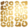 Picture of Leopard Spot Peel and Stick Wall Decals with Foil