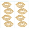 Picture of Lip Peel and Stick Wall Decals with Glitter