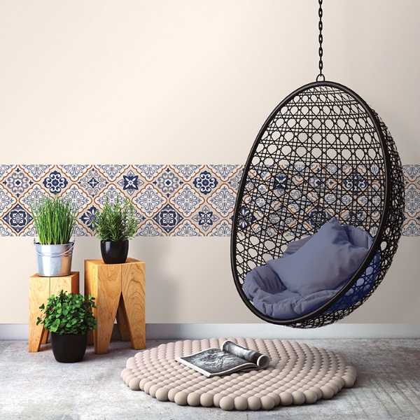 Picture of Mexican Tile Peel and Stick Wall Decals