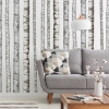 Picture of Realistic Birch Trees Peel and Stick Giant Wall Decals