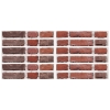 Picture of Red Brick Peel and Stick Giant Wall Decals