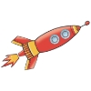 Picture of Rocket Giant Wall Decals