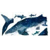 Picture of Shark Peel and Stick Giant Wall Decals