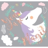 Picture of Unicorn Magic Peel and Stick Wall Decals with Glitter