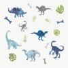 Picture of Watercolor Dinosaur Peel and Stick Wall Decals