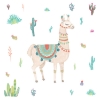 Picture of Watercolor Llama Peel and Stick Giant Wall Decals