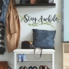 Picture of Stay Awhile Peel and Stick Wall Quote Decals