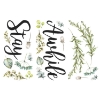 Picture of Stay Awhile Peel and Stick Wall Quote Decals