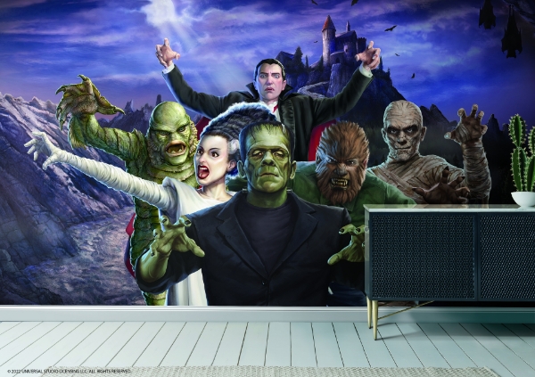 Picture of Universal Monsters Iconic Peel and Stick Wallpaper Mural