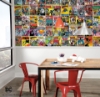 Picture of Classic DC Comics Covers Peel & Stick Wallpaper Mural