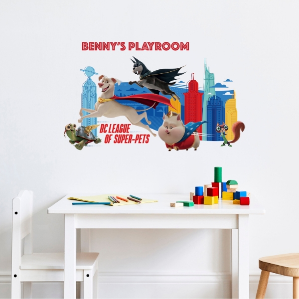 Picture of DC Super Pets Peel & Stick Giant Wall Decals