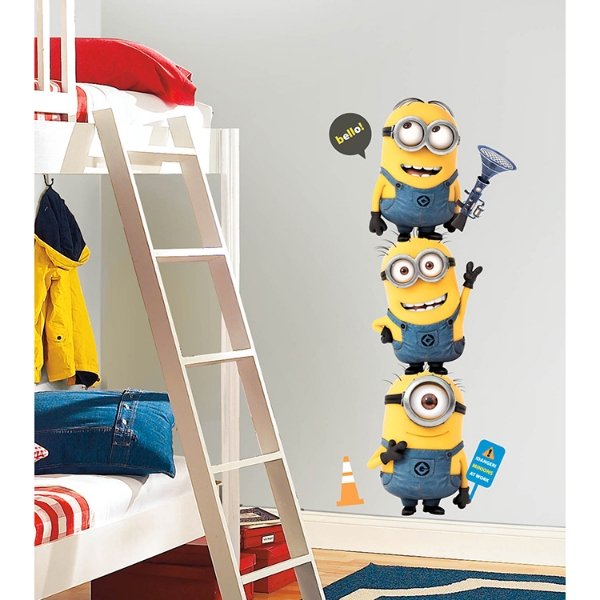 Picture of Despicable Me 2 Minions Giant Peel and Stick Wall Decals