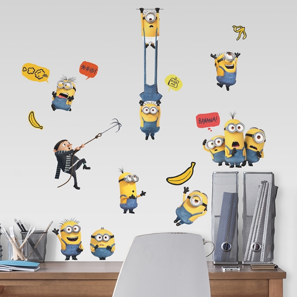 Picture of Minions: The Rise of Gru  Peel and Stick Wall Decals