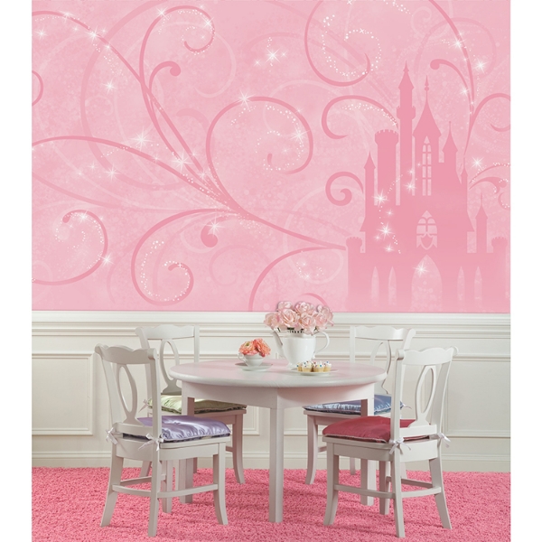 Picture of Disney Princess Scroll Castle XL Spray and Stick Wallpaper Mural