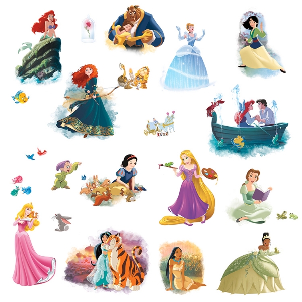 Picture of Disney Princess Dream Big Peel and Stick Wall Decals