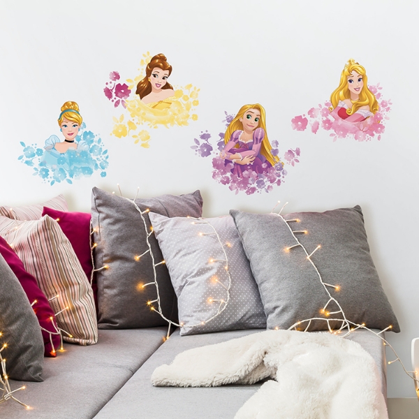 Picture of Disney Princess Floral Peel and Stick Wall Decals