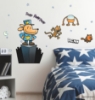 Picture of Dog Man Giant Peel & Stick Wall Decals