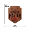 Picture of Dungeons & Dragons Dungeon Master Giant Peel & Stick Wall Decal With Alphabet