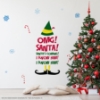 Picture of Buddy The Elf Santa I Know Him Wall Quote Decals