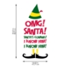 Picture of Buddy The Elf Santa I Know Him Wall Quote Decals