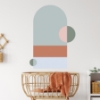 Picture of Abstract Shapes Blue Wall Decals