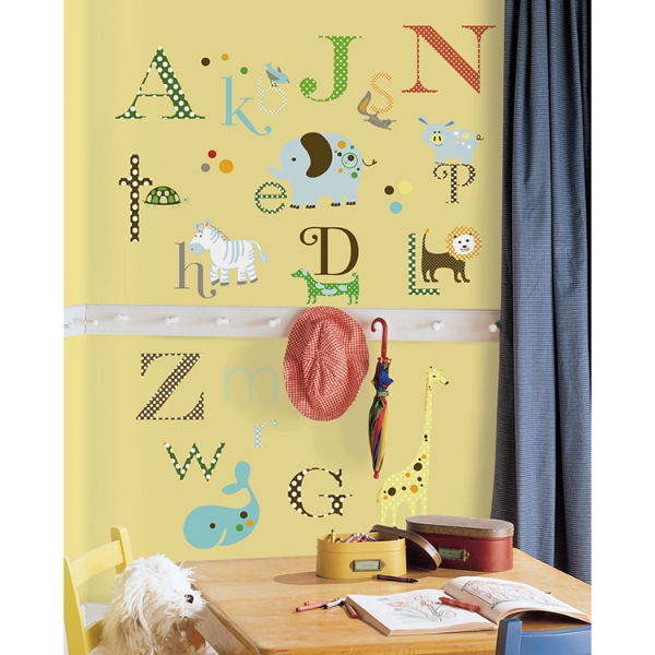 Picture of Animal Alphabet Wall Decals