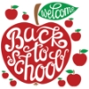 Picture of Back to School Apple Wall Decals