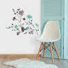 Picture of Blossom Watercolor Bird Branch Wall Decals