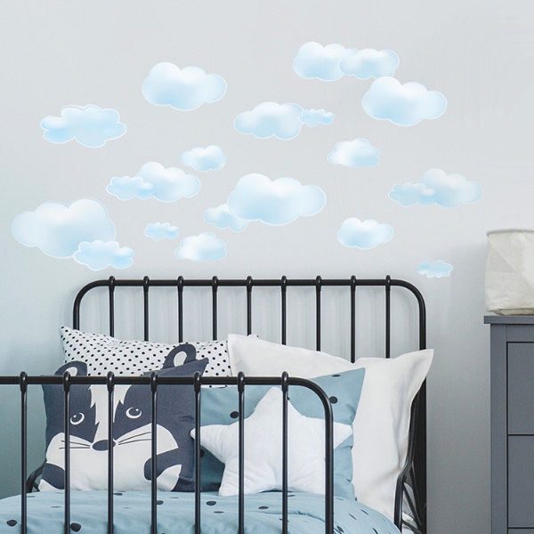 Picture of Blue Clouds Wall Decals