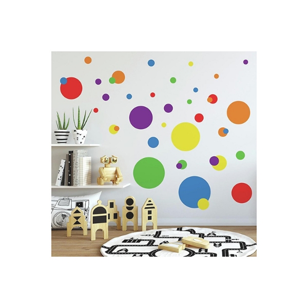 Picture of Colorful Dots Wall Decals