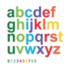 Picture of Colorful Lowercase Alphabet Giant Peel & Stick Wall Decals