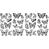 Picture of Color Your Own Butterflies Peel and Stick Wall Decals