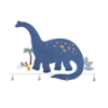 Picture of Dino Growth Chart Blue Wall Decals