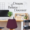 Picture of Dream, Believe, Discover Quote Wall Decals