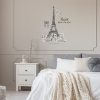 Picture of Eiffel Tower Sketch Peel and Stick Giant Wall Decals