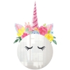 Picture of Floral Unicorn Mirror Wall Decals