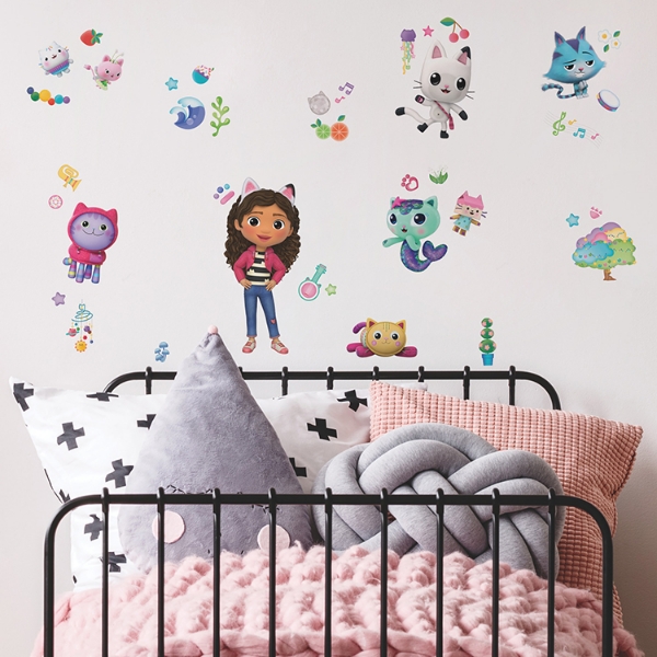 Picture of DreamWorks Gabbys Dollhouse Peel and Stick Wall Decals