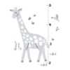 Picture of Giraffe Growth Chart Grey Wall Decals