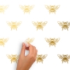 Picture of Gold Bee Peel And Stick Wall Decals