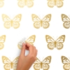 Picture of Gold Bee Peel And Stick Wall Decals