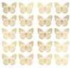 Picture of Gold Butterfly Peel And Stick Wall Decals