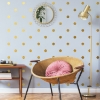 Picture of Gold Foil Confetti Dots Peel and Stick Wall Decals