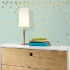 Picture of Gold Foil Confetti Dots Peel and Stick Wall Decals