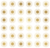 Picture of Gold Sun Peel And Stick Wall Decals