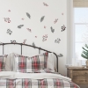 Picture of Holly Berries And Twigs Peel And Stick Wall Decals