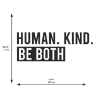 Picture of Human Kind Peel and Stick Wall Decals