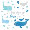 Picture of I Whale Always Love You Peel and Stick Giant Wall Decals