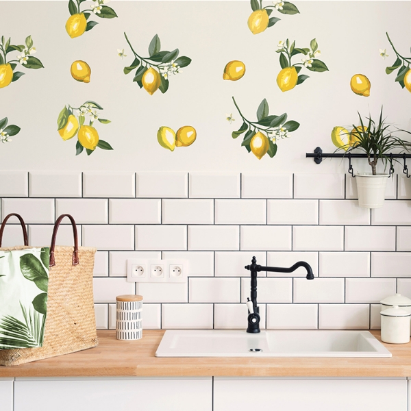 Picture of Lemon Peel and Stick Giant Wall Decals