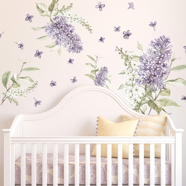 Picture of Lilac Peel and Stick Giant Wall Decals