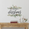 Picture of Merry Christmas Wreath Peel and Stick Wall Decals